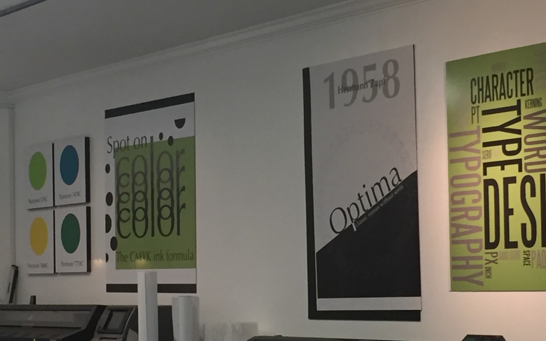 Work-in-Progress: Custom Signs, Banners, and Display Graphics for our Studio
