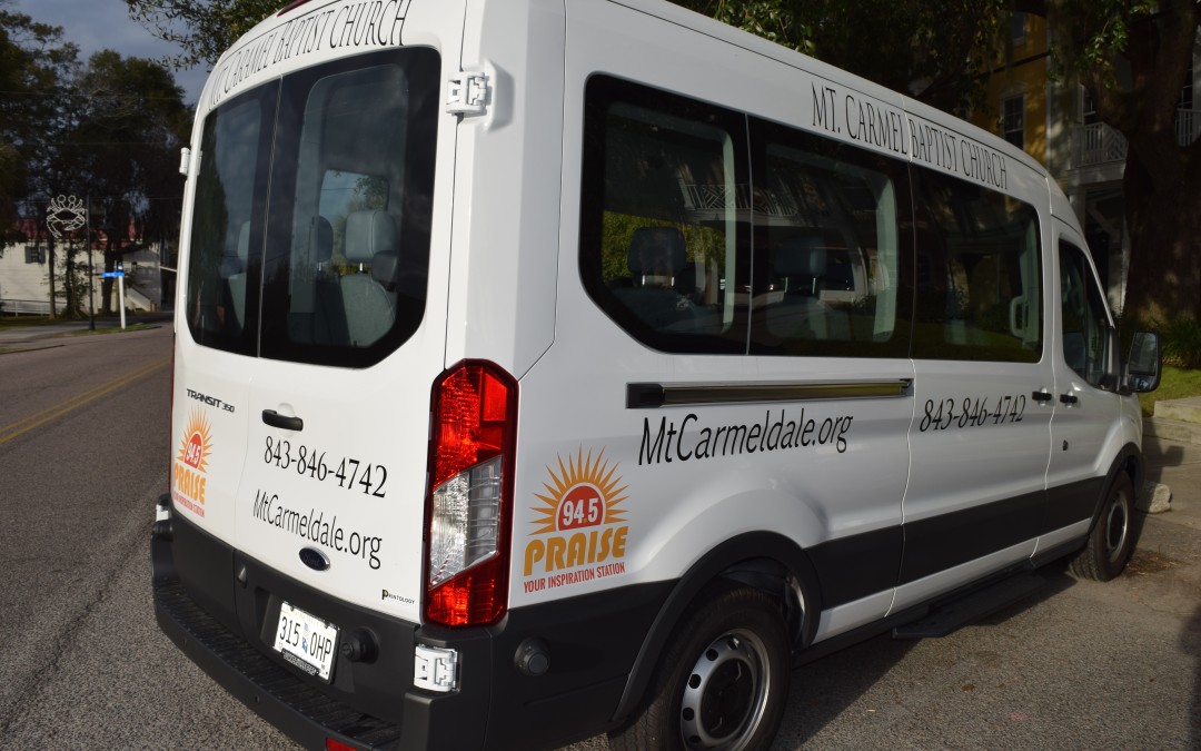 Vehicle Graphics Promote Historic Church