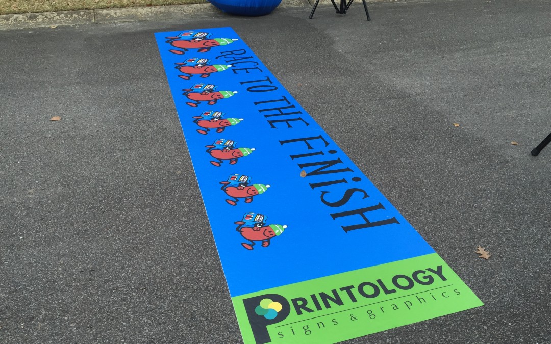 Racing to the Finish with New Event Signage